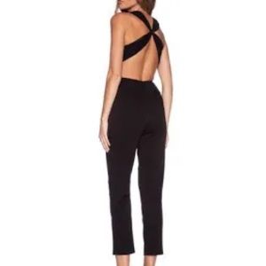 Alice + Olivia Hiloti black jumpsuit